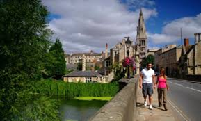 Couple by bridge